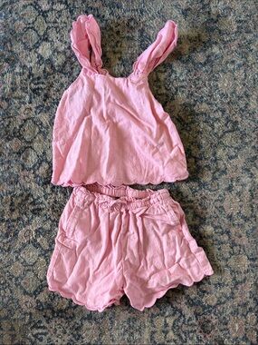 Old navy 5t linen blend set